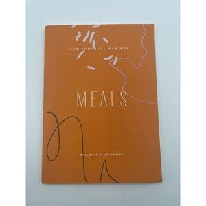 ANTHROPOLOGIE Meals Tracking Journal - And Then, All Was Well! NEW